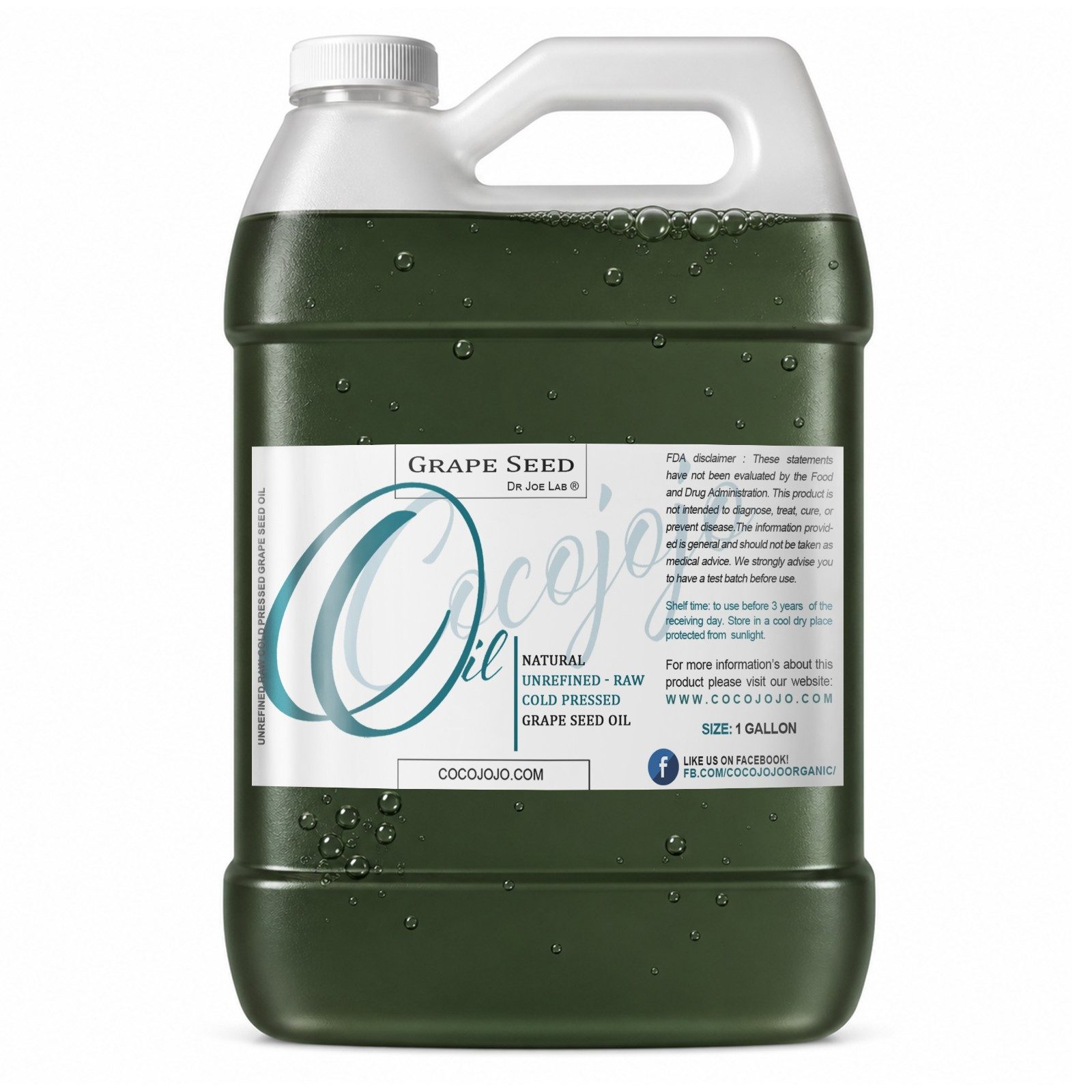 グレープシード ユニット12 Grape Seed Oil – Unrefined - Raw - GRAP-UNRW | CocoJojo